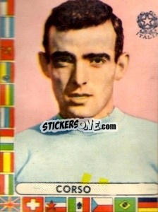 Sticker Corso - Futebol Mundial 1962
 - VECCHI
