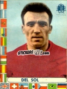 Sticker Del Sol - Futebol Mundial 1962
 n. 113 - VECCHI