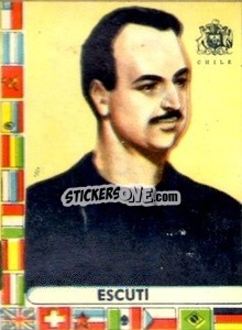 Sticker Escuti - Futebol Mundial 1962
 - VECCHI