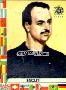 Sticker Escuti - Futebol Mundial 1962
 n. 69 - VECCHI