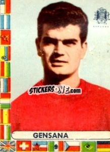 Sticker Gensana - Futebol Mundial 1962
 - VECCHI