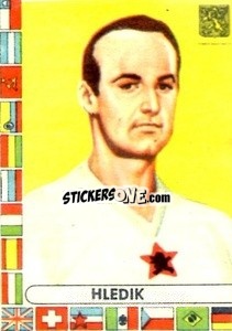 Sticker Hledik - Futebol Mundial 1962
 n. 222 - VECCHI