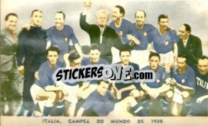 Sticker Italia, Campea Do Mundo de 1938 - Futebol Mundial 1962
 n. 67-68 - VECCHI