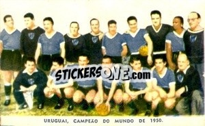 Sticker Italia, Campeao Do Mundo de 1950 - Futebol Mundial 1962
 n. 84-85 - VECCHI