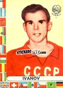 Sticker Ivanov - Futebol Mundial 1962
 n. 203 - VECCHI