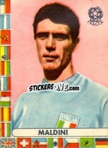 Sticker Maldini - Futebol Mundial 1962
 - VECCHI