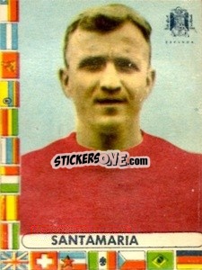 Sticker Santamaria - Futebol Mundial 1962
 - VECCHI