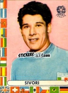 Sticker Sivori - Futebol Mundial 1962
 n. 160 - VECCHI