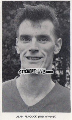 Sticker Alan Peacock - World Cup Football Stars 1962
 - Quaker Oats
