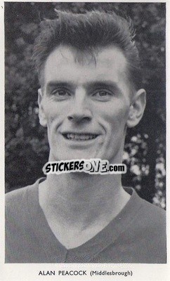 Sticker Alan Peacock - World Cup Football Stars 1962
 n. 16 - Quaker Oats
