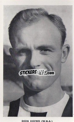 Sticker Don Howe - World Cup Football Stars 1962
 - Quaker Oats
