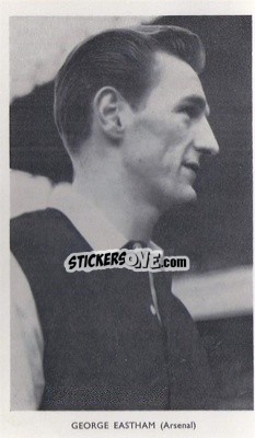 Sticker George Eastham - World Cup Football Stars 1962
 n. 6 - Quaker Oats
