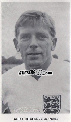 Sticker Gerry Hitchens - World Cup Football Stars 1962
 - Quaker Oats
