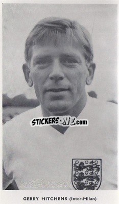 Cromo Gerry Hitchens - World Cup Football Stars 1962
 n. 10 - Quaker Oats

