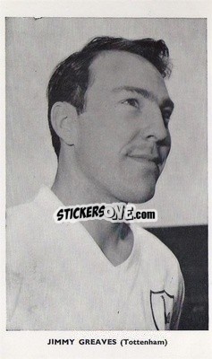 Cromo Jimmy Greaves - World Cup Football Stars 1962
 - Quaker Oats
