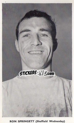 Sticker Ron Springett - World Cup Football Stars 1962
 - Quaker Oats
