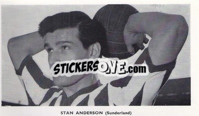 Sticker Stan Anderson - World Cup Football Stars 1962
 n. 1 - Quaker Oats
