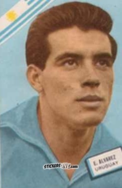 Figurina E. Álvarez - Campeonato Mundial de Futbol 1962
 n. 166 - DISGRA