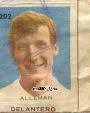 Cromo Alleman - Campeonato Mundial de Futbol 1962
 n. 202 - Caramelos