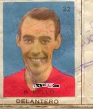 Cromo B. Bello - Campeonato Mundial de Futbol 1962
 n. 32 - Caramelos