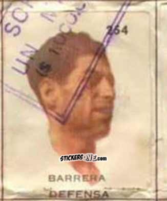 Figurina Barrera - Campeonato Mundial de Futbol 1962
 n. 254 - Caramelos
