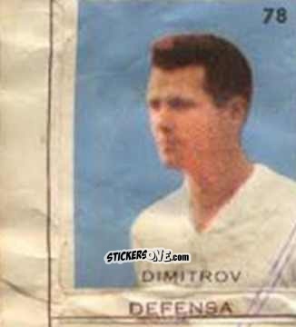 Cromo Dimitrov - Campeonato Mundial de Futbol 1962
 n. 78 - Caramelos