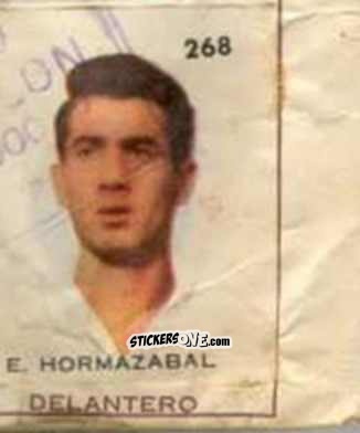 Sticker E. Hormazabal - Campeonato Mundial de Futbol 1962
 n. 268 - Caramelos