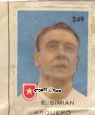 Figurina E. Simian - Campeonato Mundial de Futbol 1962
 n. 249 - Caramelos