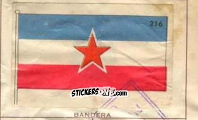 Figurina Flag - Campeonato Mundial de Futbol 1962
 n. 216 - Caramelos