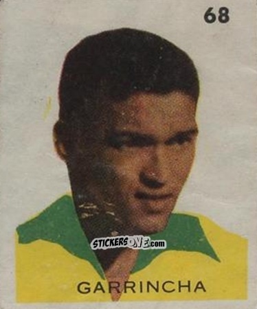 Sticker Garrincha - Campeonato Mundial de Futbol 1962
 n. 68 - Caramelos