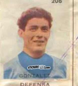 Cromo Gonzalez - Campeonato Mundial de Futbol 1962
 n. 206 - Caramelos