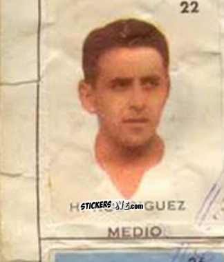 Figurina H. Rodriguez - Campeonato Mundial de Futbol 1962
 n. 22 - Caramelos