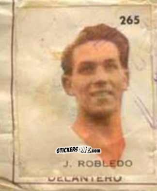 Figurina J. Robeldo - Campeonato Mundial de Futbol 1962
 n. 265 - Caramelos