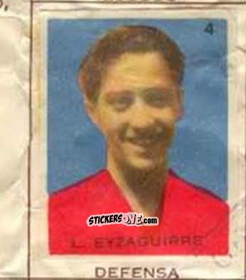 Cromo L. Eyzaguirre - Campeonato Mundial de Futbol 1962
 n. 4 - Caramelos