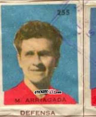 Figurina M. Arriagada - Campeonato Mundial de Futbol 1962
 n. 255 - Caramelos