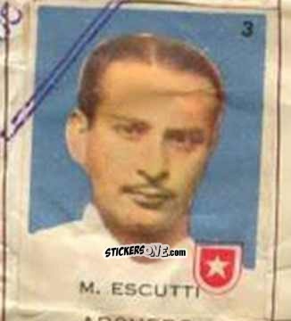 Figurina M. Escutti - Campeonato Mundial de Futbol 1962
 n. 3 - Caramelos