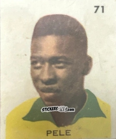 Figurina Pele - Campeonato Mundial de Futbol 1962
 n. 71 - Caramelos