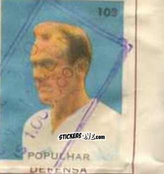 Figurina Populhar - Campeonato Mundial de Futbol 1962
 n. 103 - Caramelos