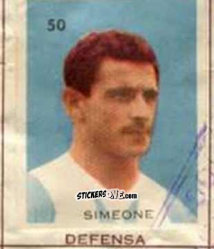 Figurina Simeone - Campeonato Mundial de Futbol 1962
 n. 50 - Caramelos