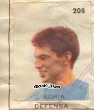 Figurina Soria - Campeonato Mundial de Futbol 1962
 n. 208 - Caramelos