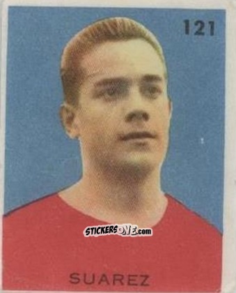 Sticker Suarez - Campeonato Mundial de Futbol 1962
 n. 121 - Caramelos