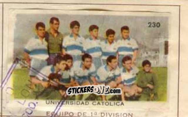 Sticker Team Photo - Campeonato Mundial de Futbol 1962
 n. 230 - Caramelos