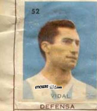 Figurina Vidal - Campeonato Mundial de Futbol 1962
 n. 52 - Caramelos