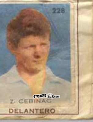 Figurina Z. Cebinac - Campeonato Mundial de Futbol 1962
 n. 228 - Caramelos