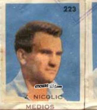Figurina Z. Nicolic - Campeonato Mundial de Futbol 1962
 n. 223 - Caramelos