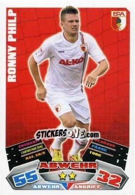 Sticker Ronny Philp - German Football Bundesliga 2012-2013. Match Attax - Topps
