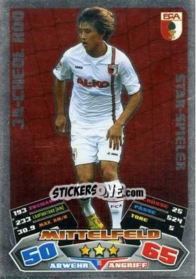Sticker Ja-Cheol Koo - German Football Bundesliga 2012-2013. Match Attax n. 10 - Topps