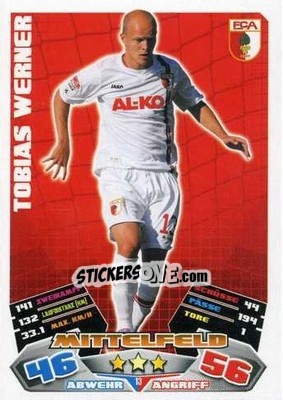 Sticker Tobias Werner - German Football Bundesliga 2012-2013. Match Attax - Topps