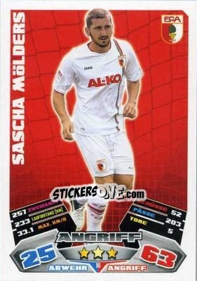 Figurina Sascha Mölders - German Football Bundesliga 2012-2013. Match Attax - Topps