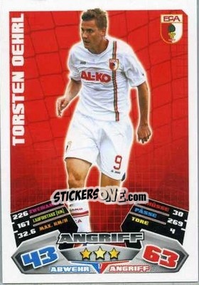 Sticker Torsten Oehrl - German Football Bundesliga 2012-2013. Match Attax - Topps